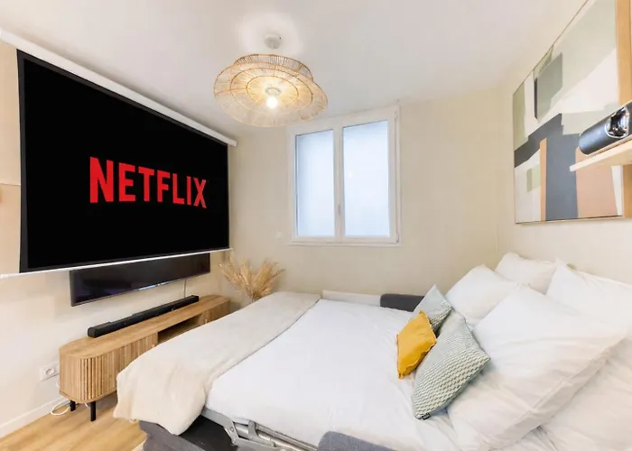 4 Personnes Jardin Cine Jeux Compiegne Apartman